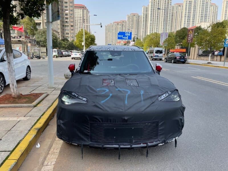 Шпионские испытания электромобиля Smart #1 в Китае