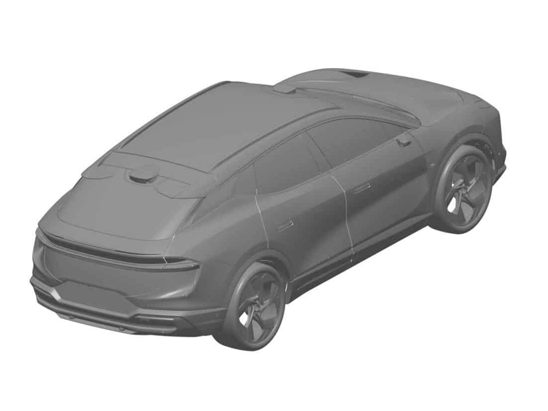 Патентные изображения электрического внедорожника Lotus Type 132 мощностью 1000 л.с.