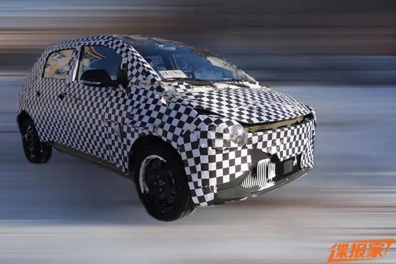 В Китае шпионили за новым компактным электромобилем Changan