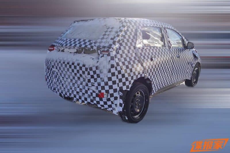 В Китае шпионили за новым компактным электромобилем Changan