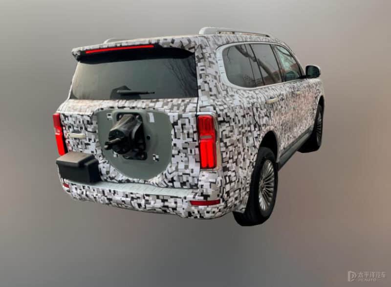 Шпионские испытания Great Wall Tank 500 PHEV