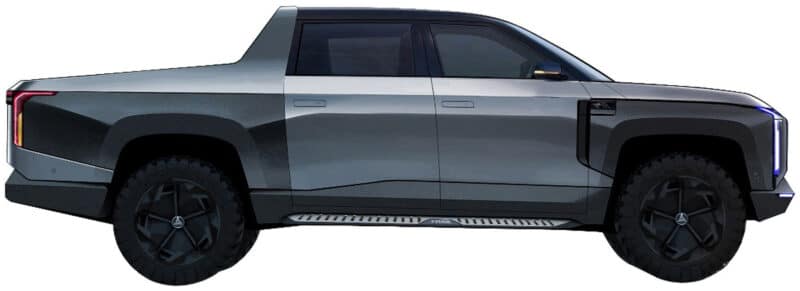 Китайский электрический пикап от Sany Group раскрыт на патентах