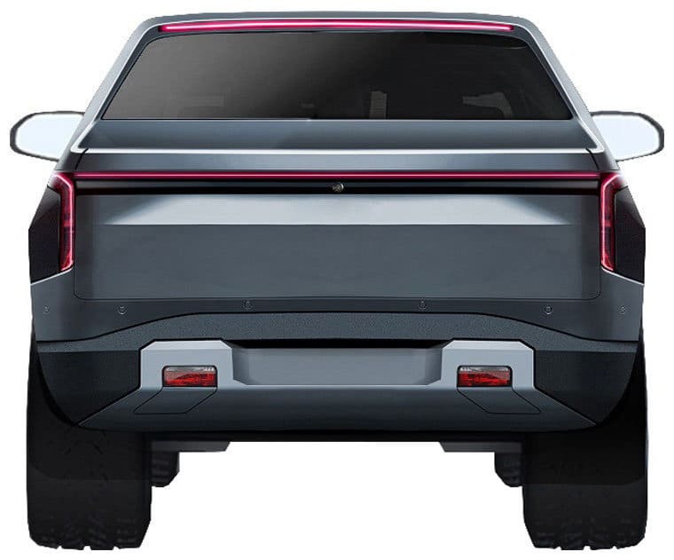 Китайский электрический пикап от Sany Group раскрыт на патентах