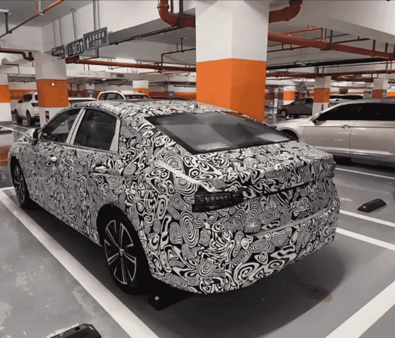 Седан Chery M1E шпионили в Китае