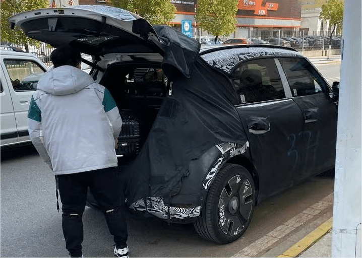 Шпионские испытания электромобиля Smart #1 в Китае