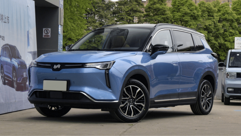 Электрический внедорожник Weltmeister W6 шпионили с датчиком LIDAR в Китае