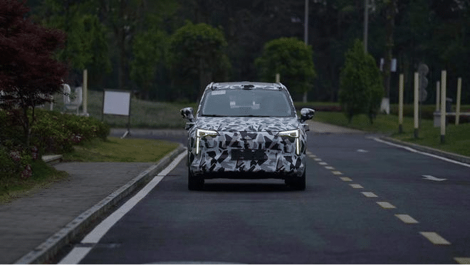 Электрический внедорожник Weltmeister W6 шпионили с датчиком LIDAR в Китае