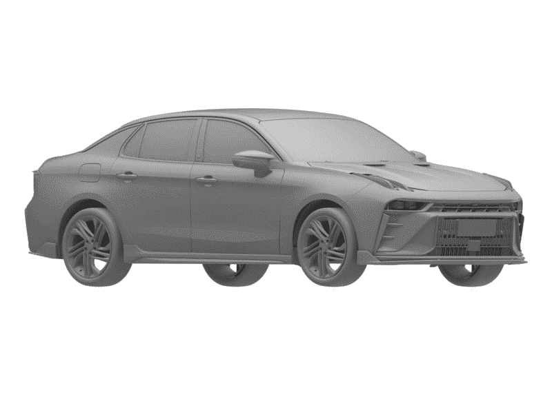 Патентные изображения обновленного седана Lynk & Co 03 просочились в сеть