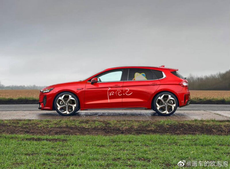 Седан Chery M1E шпионили в Китае