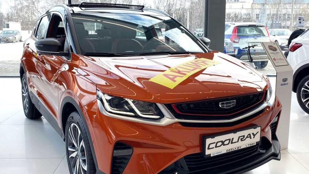 цены на автомобили Geely в Беларуси