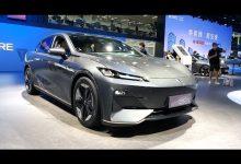 Видео обзор автомобиля Changan DarkBlue SL03 EV. Автосалон в Чэнду