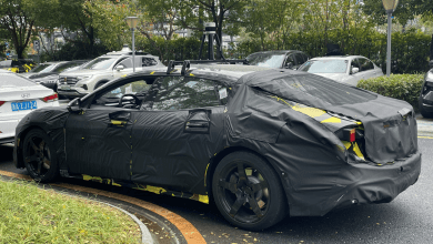 Электрический седан Lotus Envya Type 133 шпионили в Китае Электрический седан Lotus Envya Type 133 шпионили в Китае