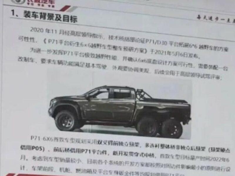 Great Wall Shanhai Canon 6x6 — самый крутой китайский пикап