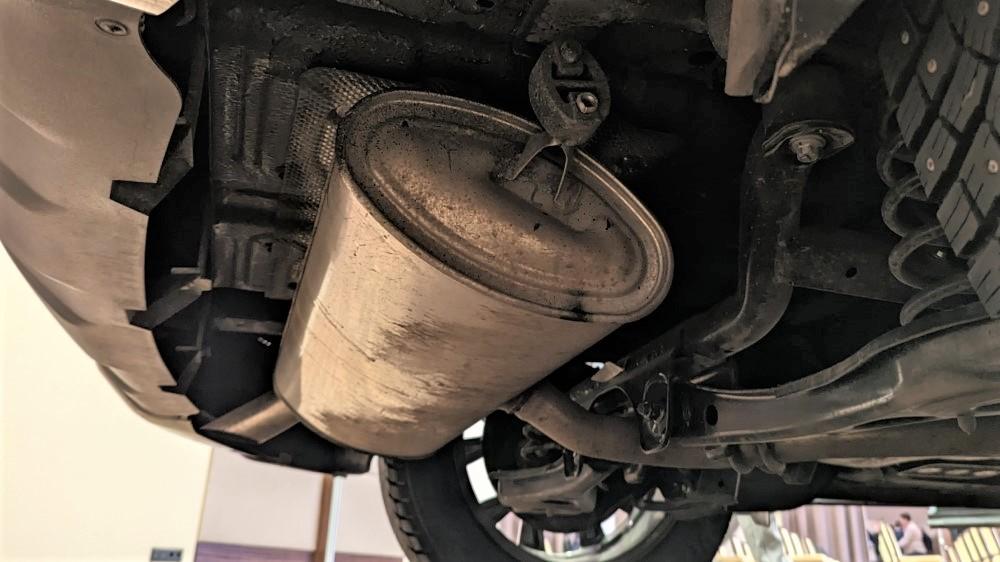 Выхлопная система Chery Tiggo 7 Pro Max с двумя патрубками