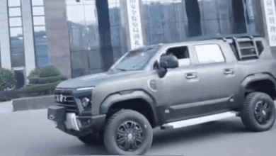 Внедорожник Dongfeng Warrior M20 шпионили в Китае, и это настоящий зверь Внедорожник Dongfeng Warrior M20 шпионили в Китае, и это настоящий зверь