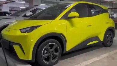 BYD Seagull EV снова шпионили.  75 л.с. + батарея Blade за 8 860 долларов США