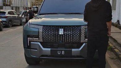 Новые фотографии Yangwang U8 и шпионские снимки интерьера Новые фотографии Yangwang U8 и шпионские снимки интерьера