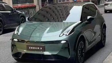 Вот электрический хэтчбек Zeekr X в Шанхае Вот электрический хэтчбек Zeekr X в Шанхае