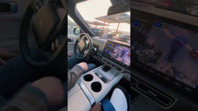 Авто парковка на Li l9🔥 #электромобиль #lil9 #shorts