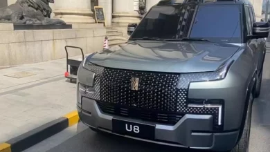 Электрический внедорожник BYD YangWang U8 замечен на улицах Шанхая без камуфляжа