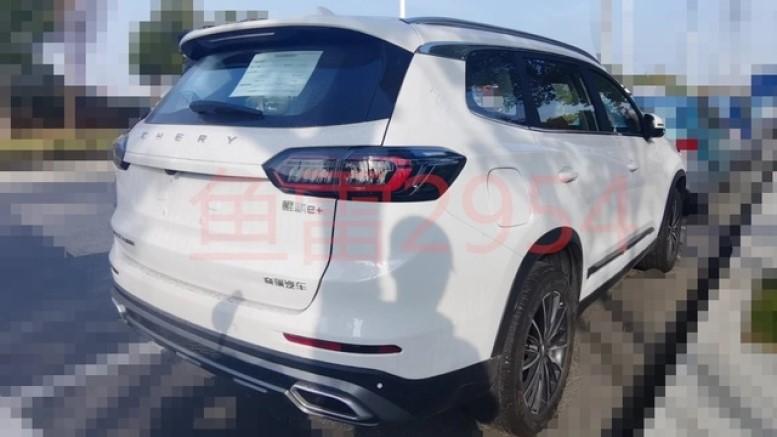 гибридный Chery Tiggo 8 Plus Kunpeng e+ сбоку сзади или Tiggo 8 Pro e+