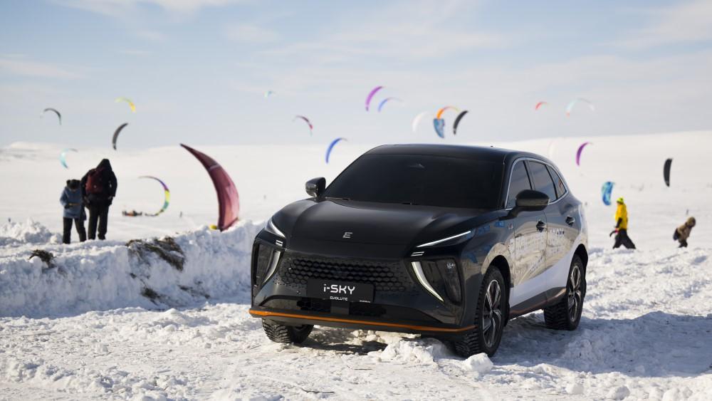 Лицевая сторона презентации Evolute i-SKY в России