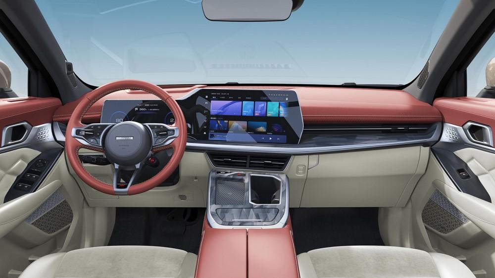 кроссовер Haval Shenshou с 2-литровым мотором, интерьер салона На фото: салон кроссовера Haval Shenshou