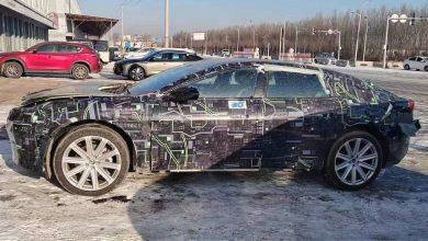 Седан Avatr E12 EV от Changan, CATL и Huawei засветился на шпионских снимках Седан Avatr E12 EV от Changan, CATL и Huawei засветился на шпионских снимках