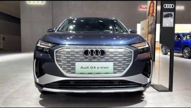 Audi Q4 50 E-tron 2023 года — автосалон в Гуанчжоу, 2022 год Audi Q4 50 E-tron 2023 года — автосалон в Гуанчжоу, 2022 год
