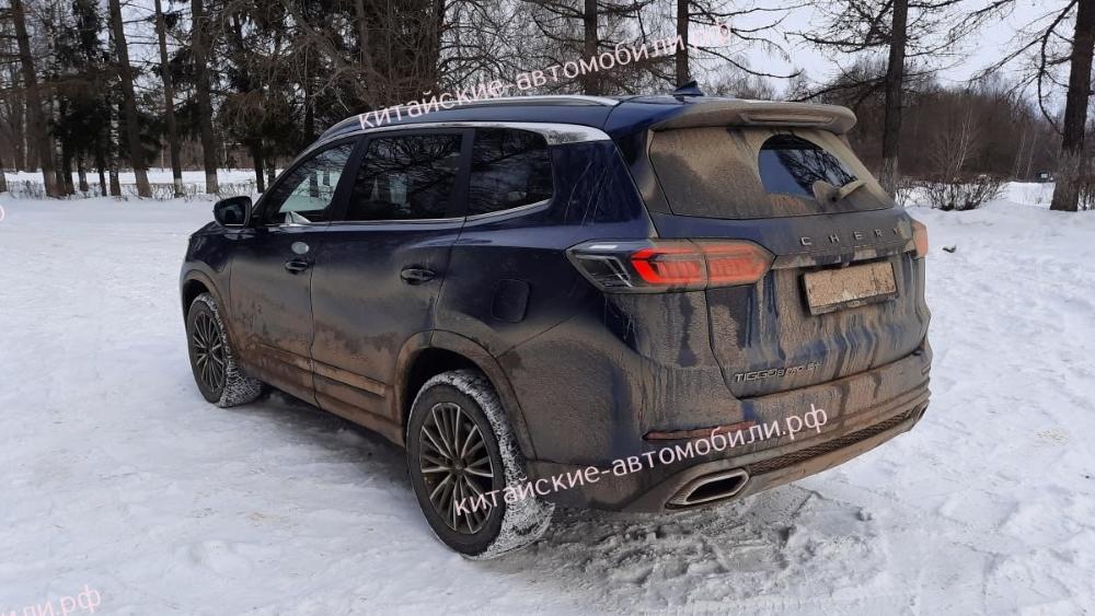 Chery Tiggo 8 Pro e+ в России задняя сторона