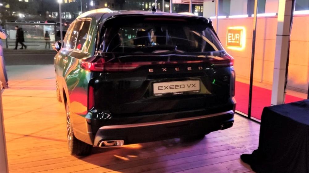 Exeed VX LE в Казахстане задняя сторона