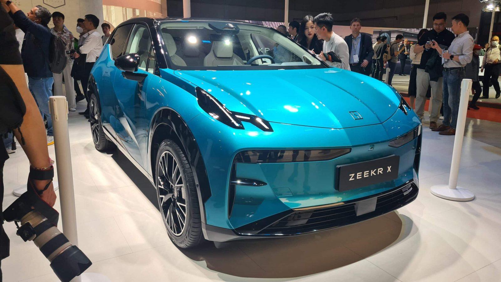 zeekr x scaled - 10 лучших серийных автомобилей на выставке Auto Shanghai 2023 и основные выводы с выставки