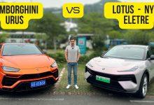 Сравнение двух кроссоверов Lotus Eletre и Lamborghini Urus