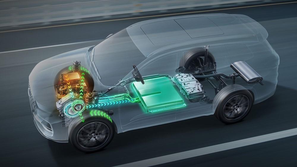 Гибридная схема работы Chery Tiggo 8 Pro e+