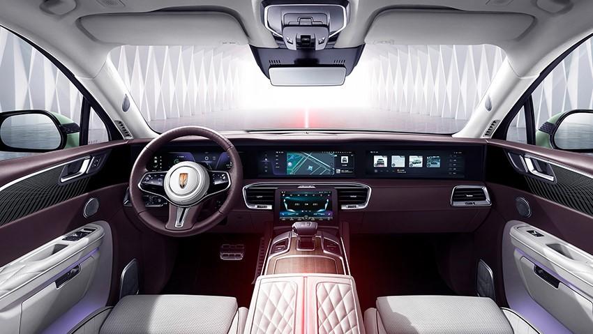 салон Hongqi E-HS9 интерьер
