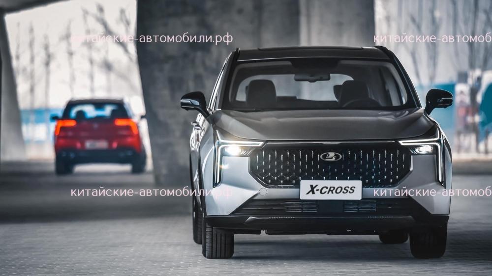 Lada X-Cross 5 боковая передняя часть