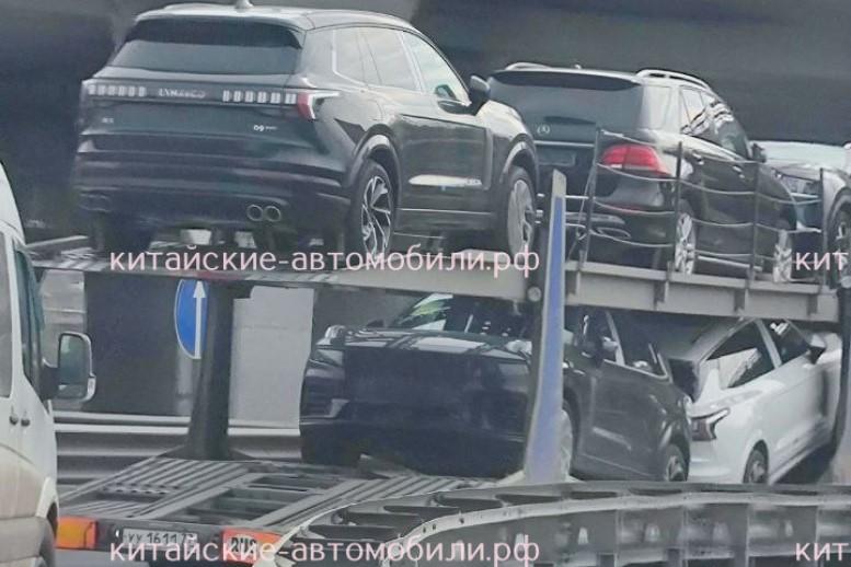 Кроссоверы Lynk & Co 09 на автовозе в Санкт-Петербурге
