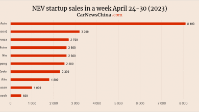 Еженедельные данные о продажах с 24 по 30 апреля. Лидеры: Li Auto, Neta, Leap Motor