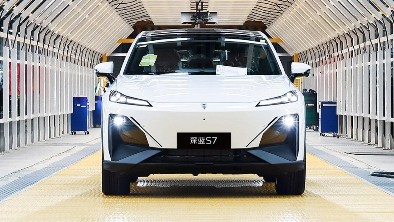 Changan Deepal S7 выходит на конвейер в Китае. Конкурент Tesla Model Y |  Автомобили из Китая