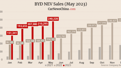 В мае BYD продала 240 220 электромобилей и гибридов PHEV, побив исторические рекорды. В мае BYD продала 240 220 электромобилей и гибридов PHEV, побив исторические рекорды.