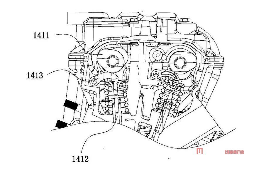 1000-кубовый V-образный четырехцилиндровый двигатель CFMOTO 1000-кубовый V-образный четырехцилиндровый двигатель CFMOTO