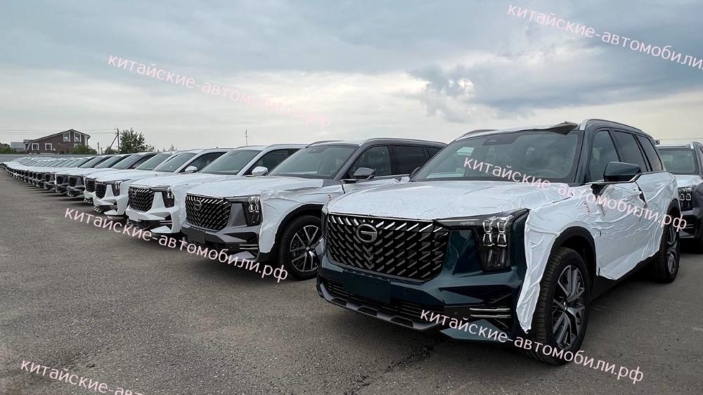 В Россию уже привезли крупную партию GAC GS8 второго поколения