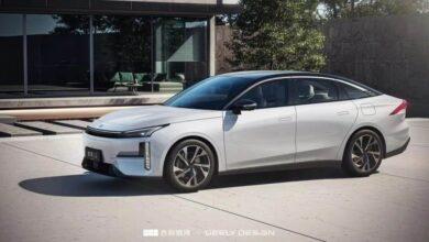 Представлены официальные фотографии седана Geely Galaxy L6 PHEV