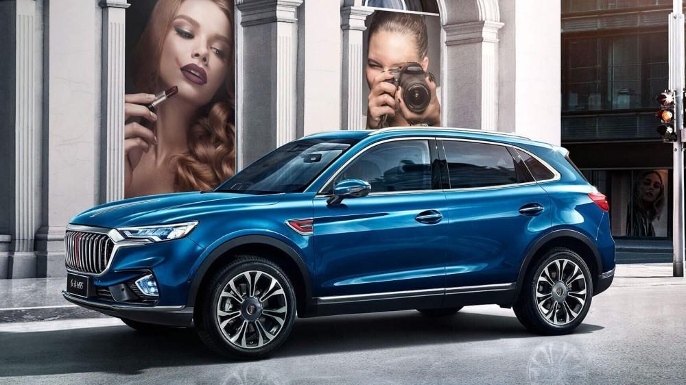 Передняя сторона Hongqi HS5 OTTS