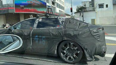 Zeekr CS1E от Geely был замечен в Китае с тремя датчиками LiDAR.