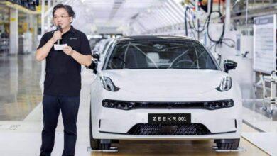 Geely Zeekr 001 для Европы сошел с конвейера в Китае по цене от 59 490 евро.