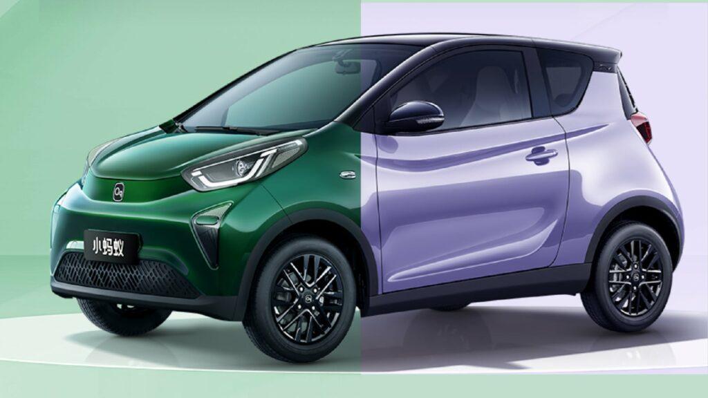 Городской автомобиль Chery eQ1 мощностью 75 л.с. и запасом хода 408 км. представили в Китае