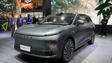 Электрический внедорожник Chery Exeed Sterra ET представлен на автосалоне в Чэнду в 2023 году. Электрический внедорожник Chery Exeed Sterra ET представлен на автосалоне в Чэнду в 2023 году.