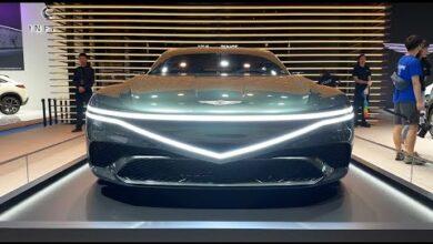 Обзор нового концептуального купе Genesis X Speedium — автосалон в Чэнду, 2023 г.