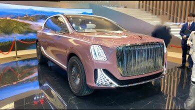 НОВЫЙ концепт HONGQI E-LS — автосалон в Чэнду, 2023 г.